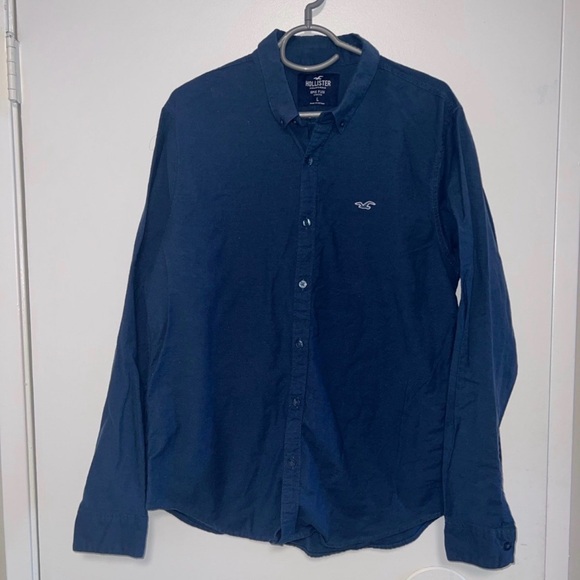 Bundle of 2 Men’s Hollister Button-Down Shirts (Size L)Excellent Condition - Picture 8 of 13